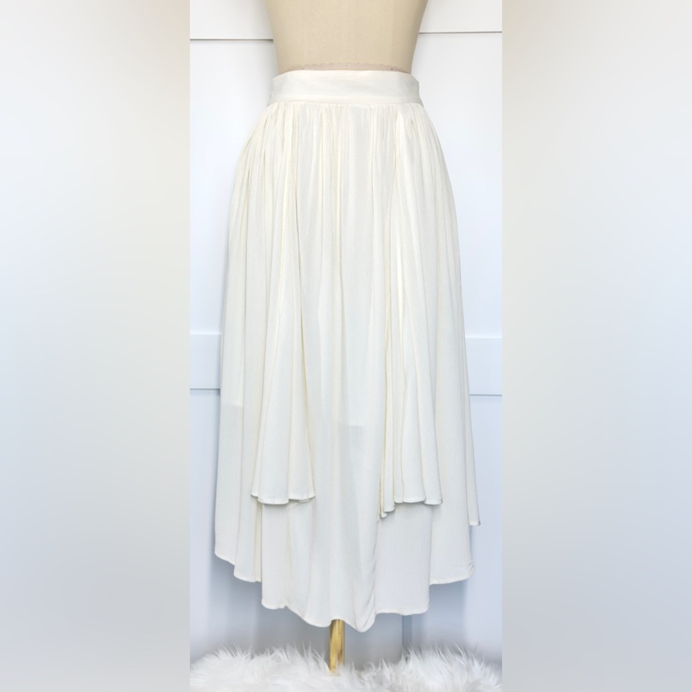 NWT EXPRESS DRAPED MIDI SKIRT